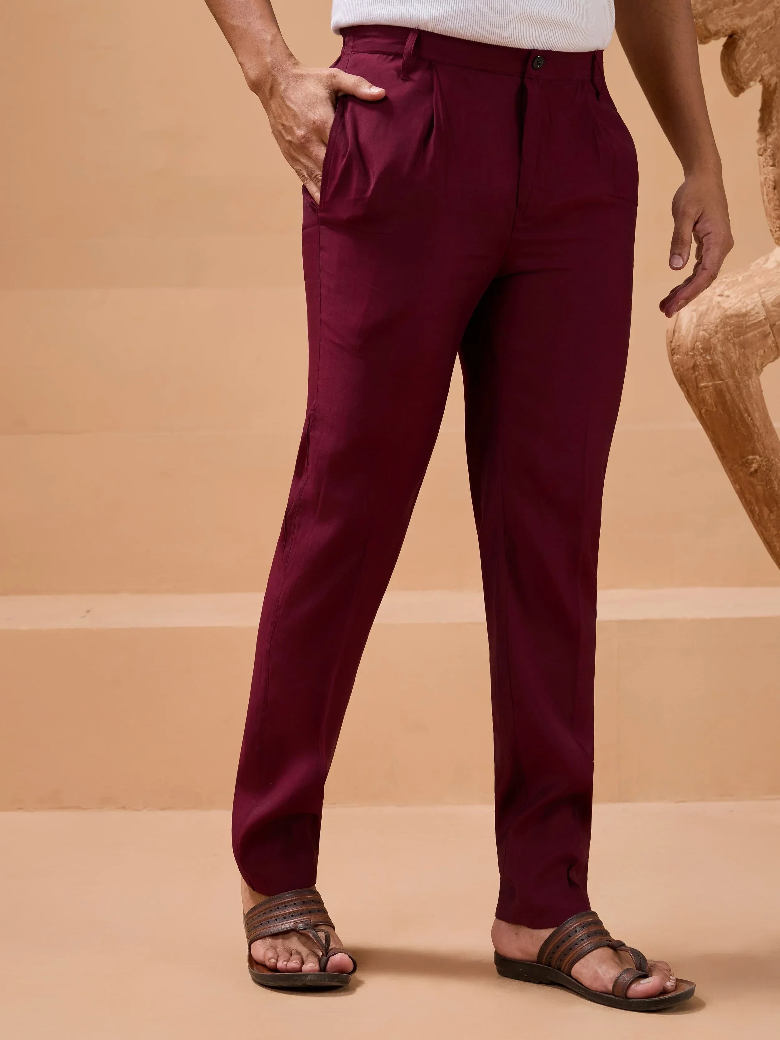 Amazing Maroon Multi Thread Work Silk Men Kurta With Pant And Jacket