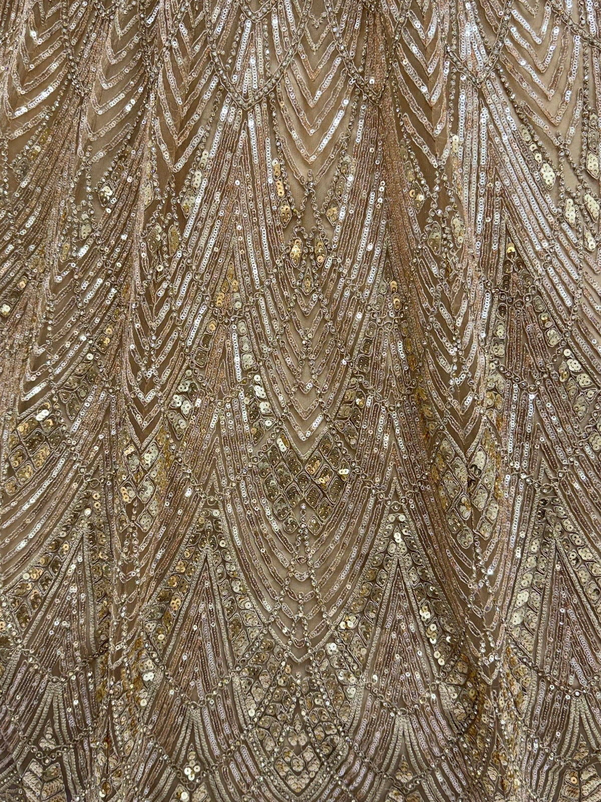 Luxurious Gold Sequins Net Reception Wear Lehenga Choli With Dupatta