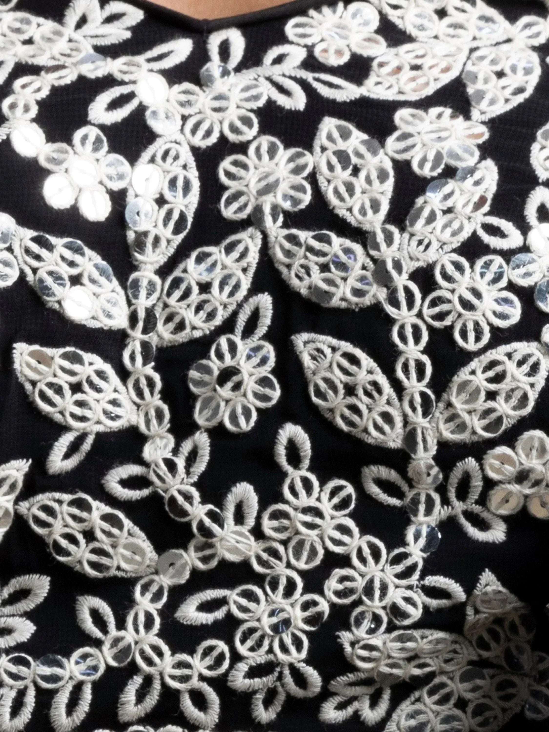 Awesome Black Thread Work Georgette Reception Wear Lehenga Choli