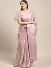 Graceful Peach Jimi Silk Special Party Wear Saree With Choli