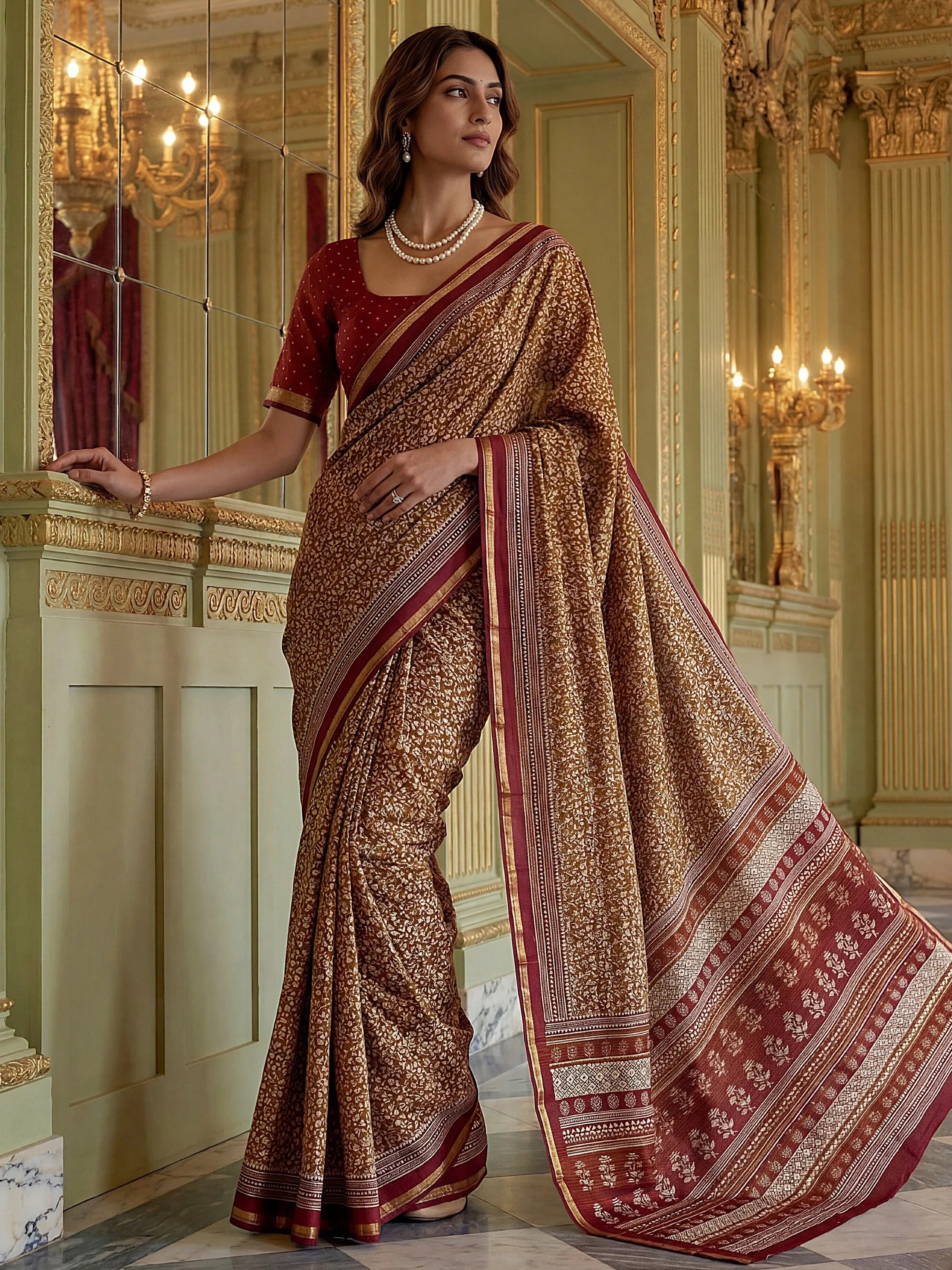 Charming Yellow Digital Printed Silk Haldi Wear Saree With Blouse