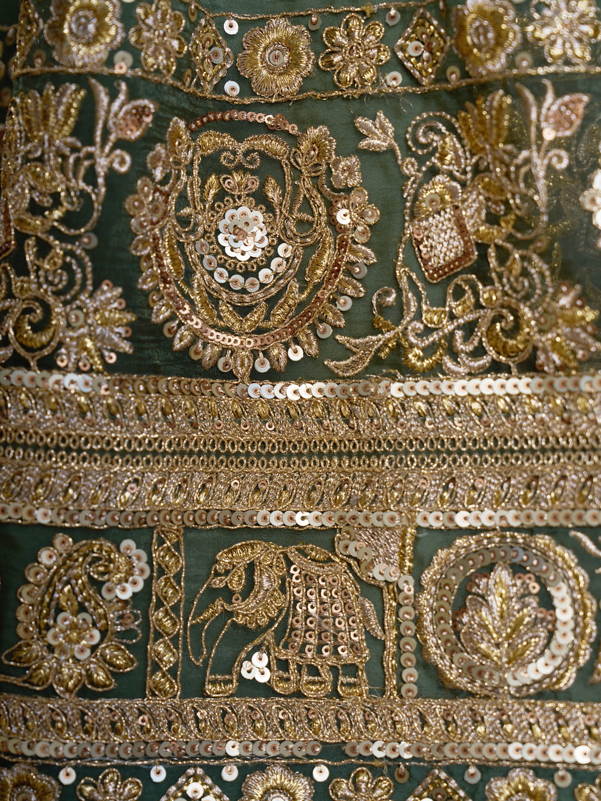 Gorgeous Green Zari Embroidery Traditional Lehenga Choli With Dupatta