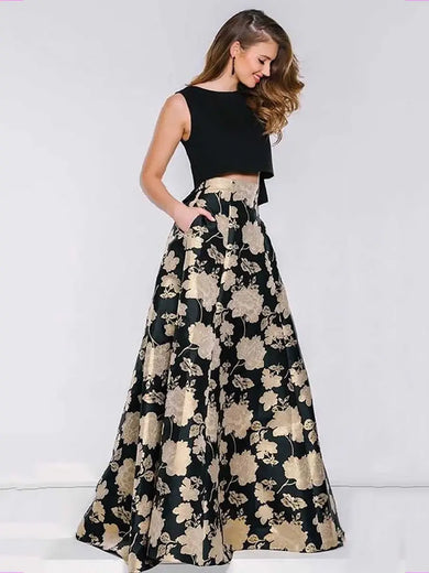 Precious Black Satin Floral Printed Festival Wear Lehenga Choli
