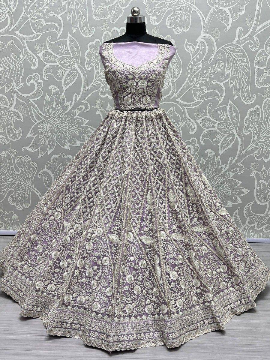 Delicate sheer dupatta with floral embroidery and lace border, perfect for ethnic wear