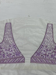 Bewitching Purple Multi - Thread Work Net Wedding Lehenga Choli - Ethnic Plus In