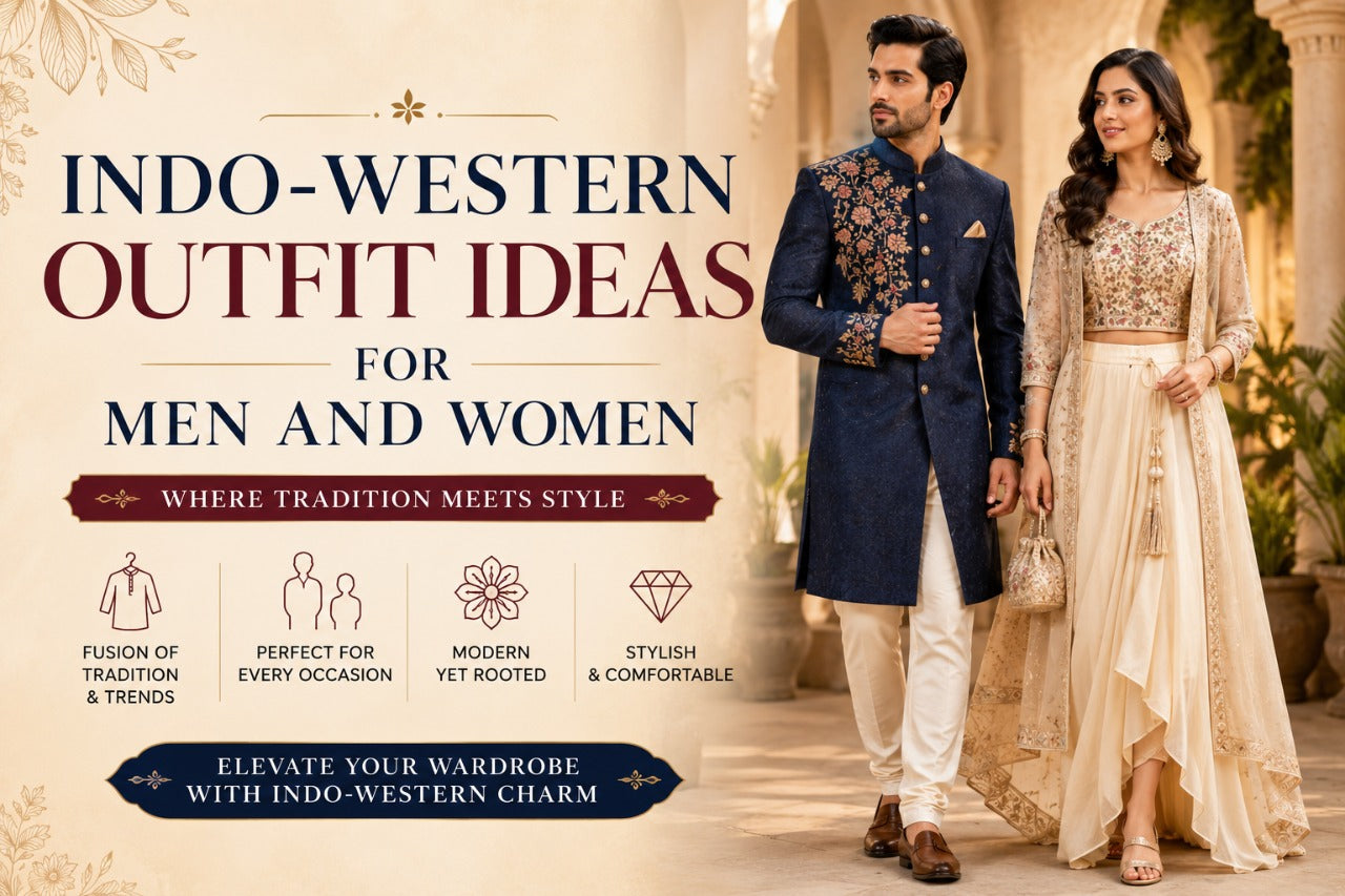 Indo-Western Outfit Ideas for Men and Women