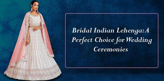 Bride in elegant white and pink bridal Indian lehenga with dupatta, wedding ethnic wear