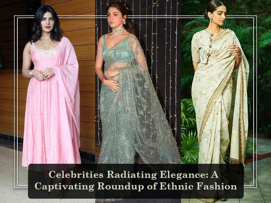 Celebrities Radiating Elegance: A Captivating Roundup of Ethnic Fashion - Ethnic Plus In
