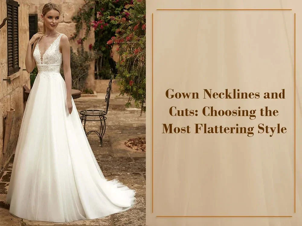 Woman in a white sleeveless gown with lace bodice and flared skirt, outdoor setting