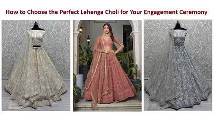 Designer lehenga choli collection in pastel shades for engagement ceremony at Ethnic Plus