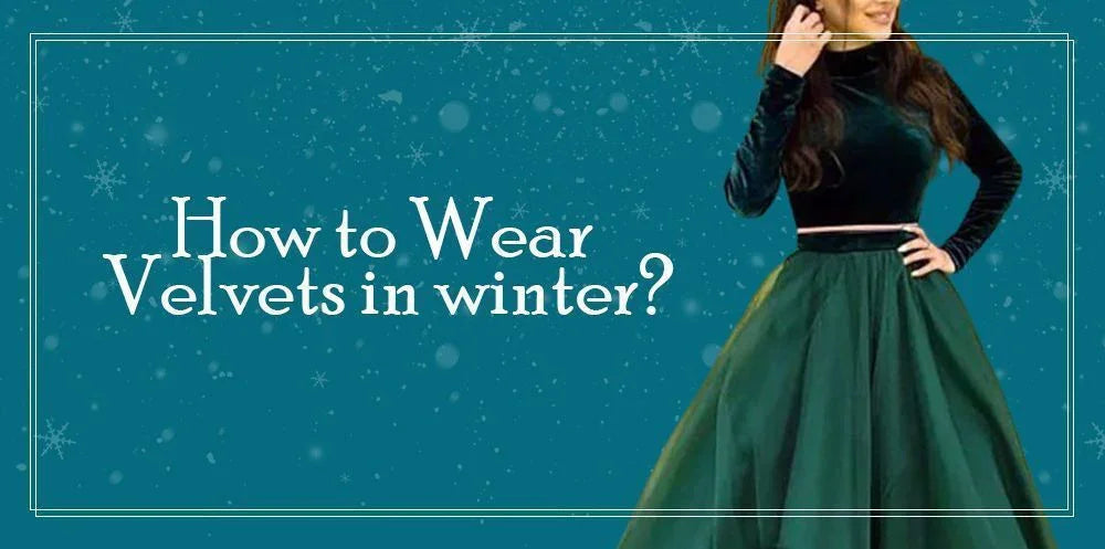 Woman in dark green velvet lehenga, winter ethnic wear style tips, Ethnic Plus fashion guide