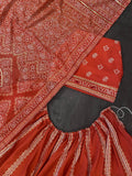 Glamorous Red Digital Printed Silk Festive Lehenga Choli