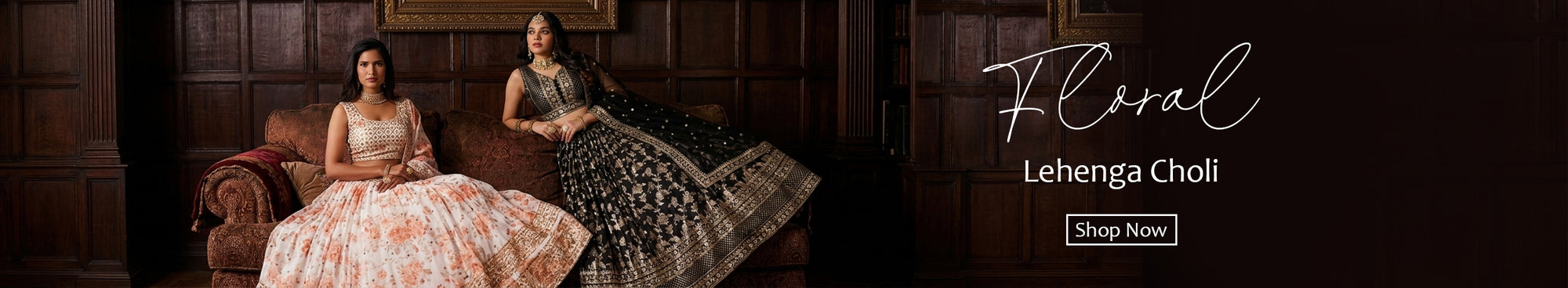 Floral Lehenga choli