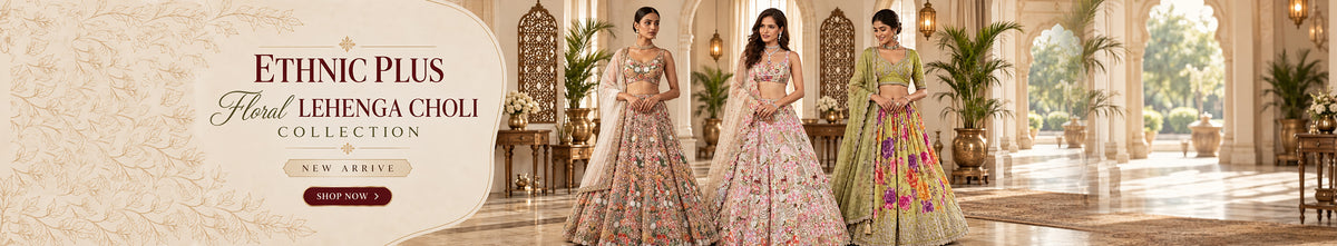 Floral Lehenga choli