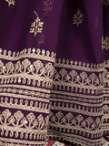 Astonishing Magenta Sequines Georgette Wedding Wear Lehenga Choli