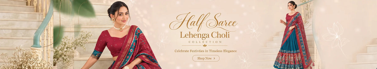Half Saree Lehenga