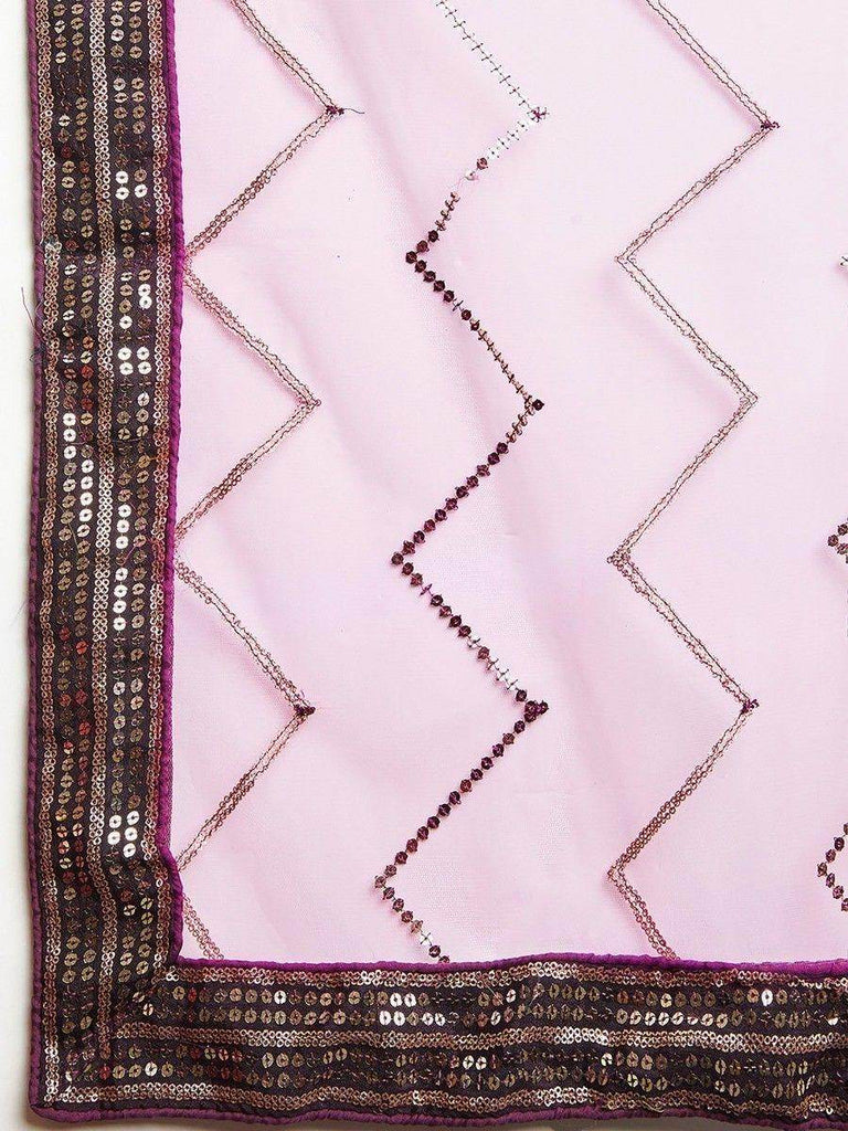 Bewitching Purple Sequins Art Silk Engagement Wear Lehenga Choli