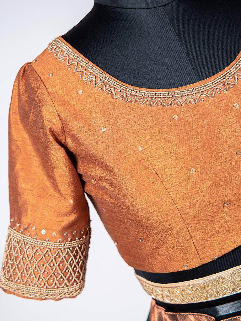 Galvanic Mustard Yellow Zari Work Silk Festival Wear Pattu Lehenga Choli