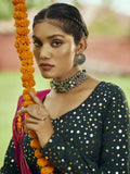 Stunning Yellow Cotton Digital Print Navratri Special Ghaghra Choli