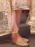 Fantastic Light Peach Thread Embroidery Festival Salwar Suit
