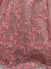 Beautiful Peach Zircon Diamond Work Net Lehenga Choli