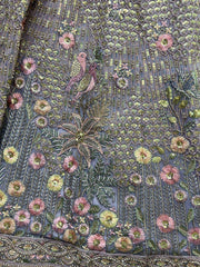 Bewitching Lavender Sequins Net Engagements Wear Lehenga Choli