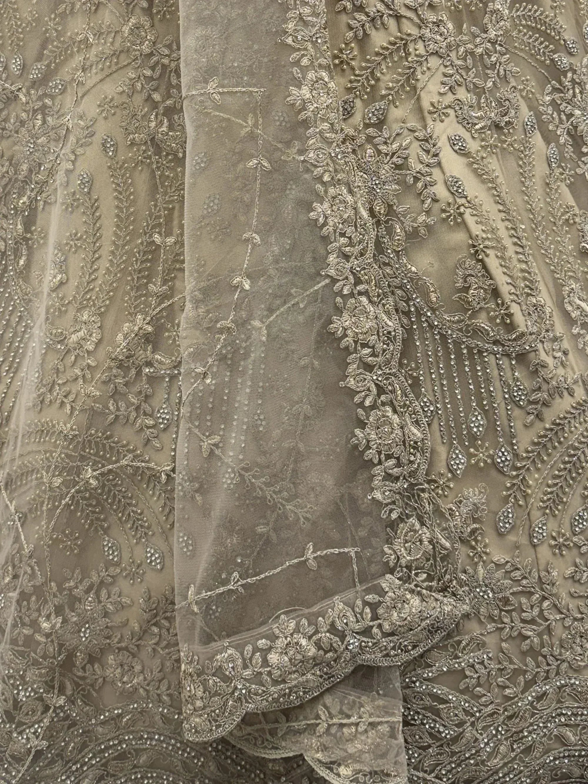 Fantastic Golden Thread Embroidered Net Engagement Wear Lehenga Choli