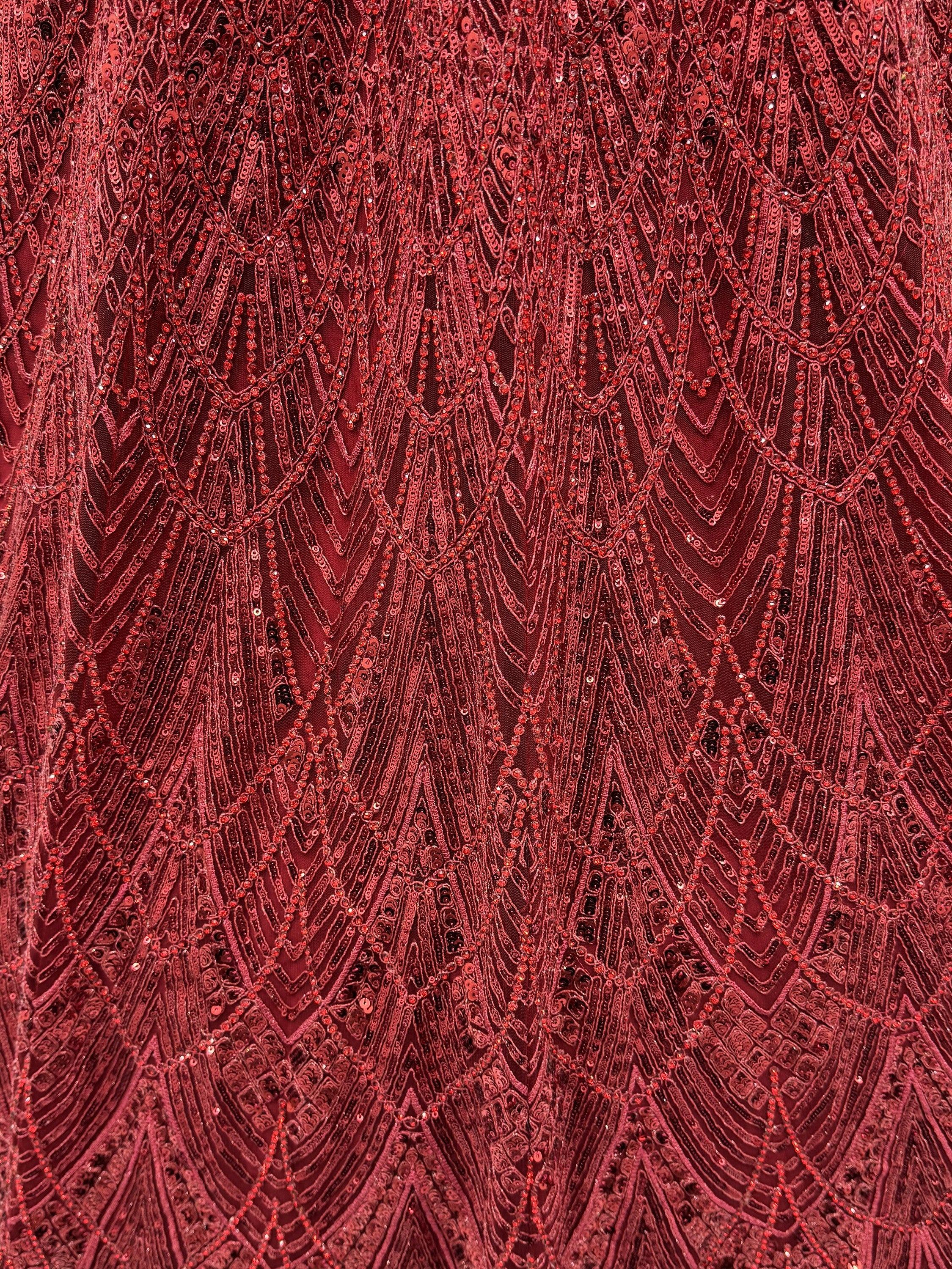 Attractive Maroon Sequins Net Engagement Wear Lehenga Choli