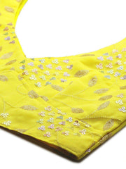 White & Pink Embellished Sequinned Semi-Stitched Myntra Lehenga & Unstitched Blouse With Dupatta