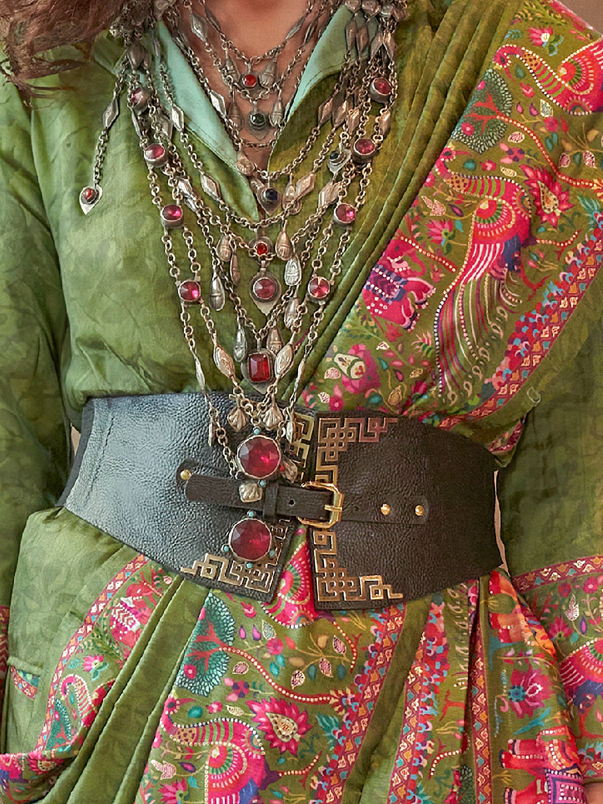 Pretty Green Digital Printed Silk Festive Wear Saree With Blouse