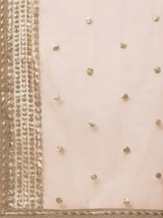Golden Sequined Semi-Stitched Myntra Lehenga & Unstitched Blouse with Dupatta