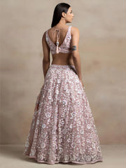 Precious Pink Sequins Net Engagement Wear Lehenga Choli With Dupatta