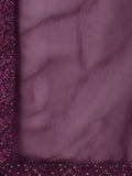 Elegant Purple Sequins Net Bridesmaid Lehenga Choli With Dupatta