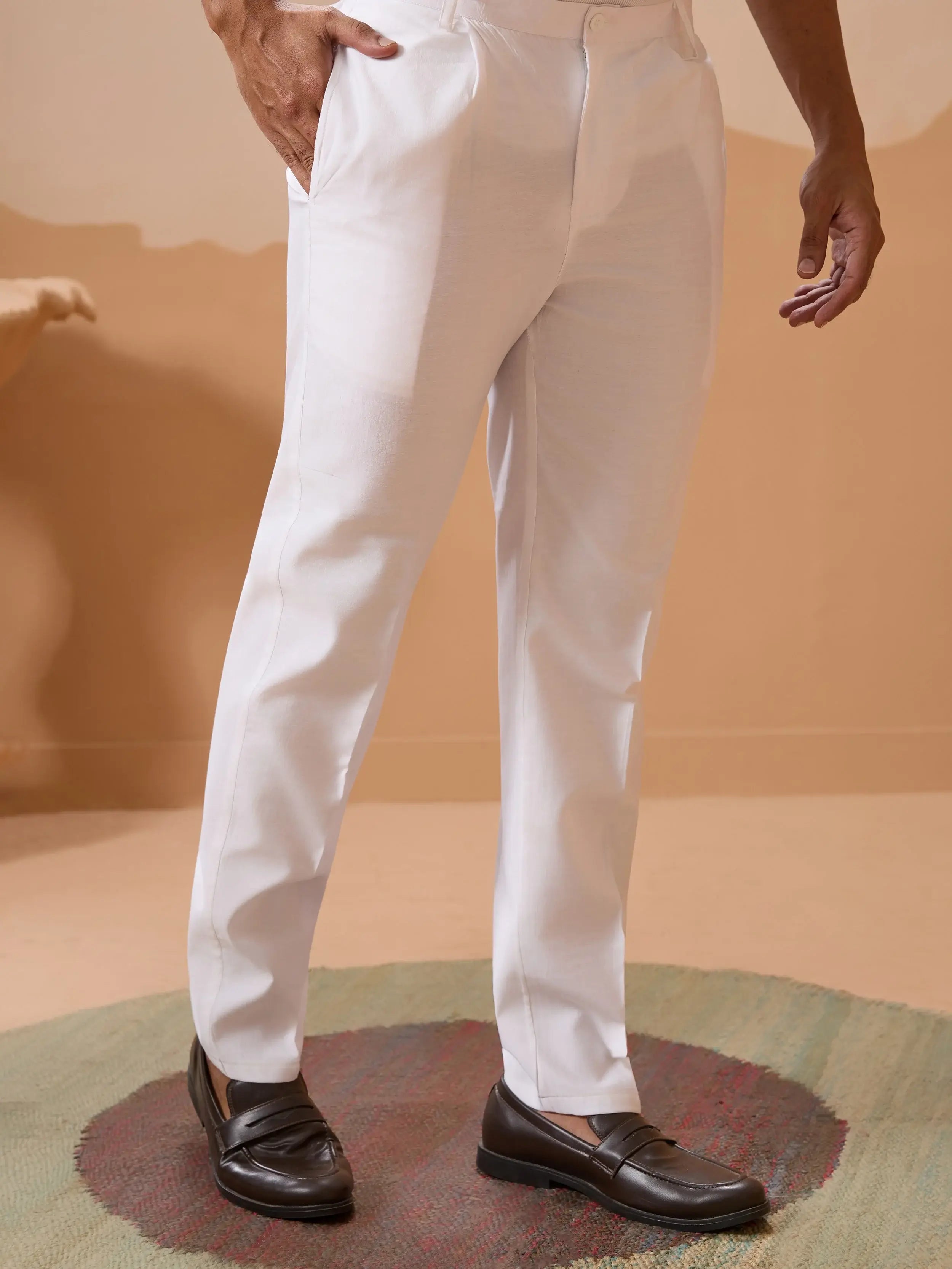 Dazzling White Thread Embroidered Silk Men’s Kurta Set With Jacket