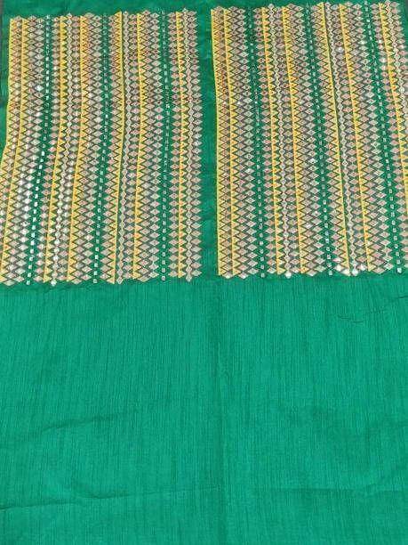 Wonderful Green Umbrella Printed Organza Party Wear Lehenga Choli