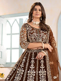 Excellent Brown Sequins Work Function Wear Lehenga Choli