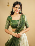 Gorgeous White Silk Sequins Work Function Wear Lehenga Choli