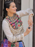 Elegant Multi-Color Digital Printed Cotton Navaratri Wear Lehenga Choli