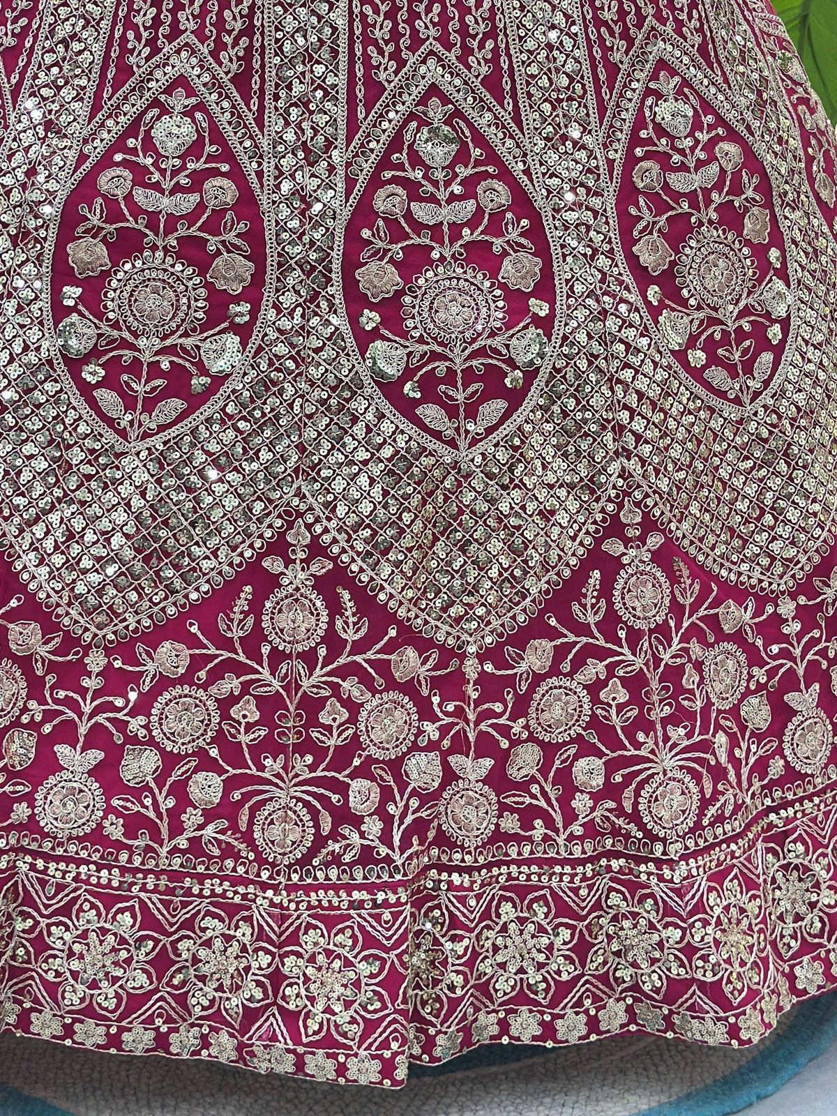 Shiny Pink Codding Embroidery Net Engagement Wear Lehenga With Blouse