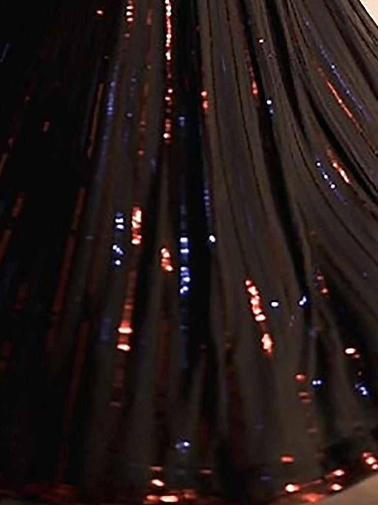 Stunning Black Sequins Georgette Reception Wear Lehenga Choli