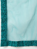 Spectacular Teal Green Sequins Net Party Wear Lehenga Choli With Dupatta