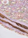 Glamorous Lavender Sequins Net Designer Lehenga Choli With Dupatta