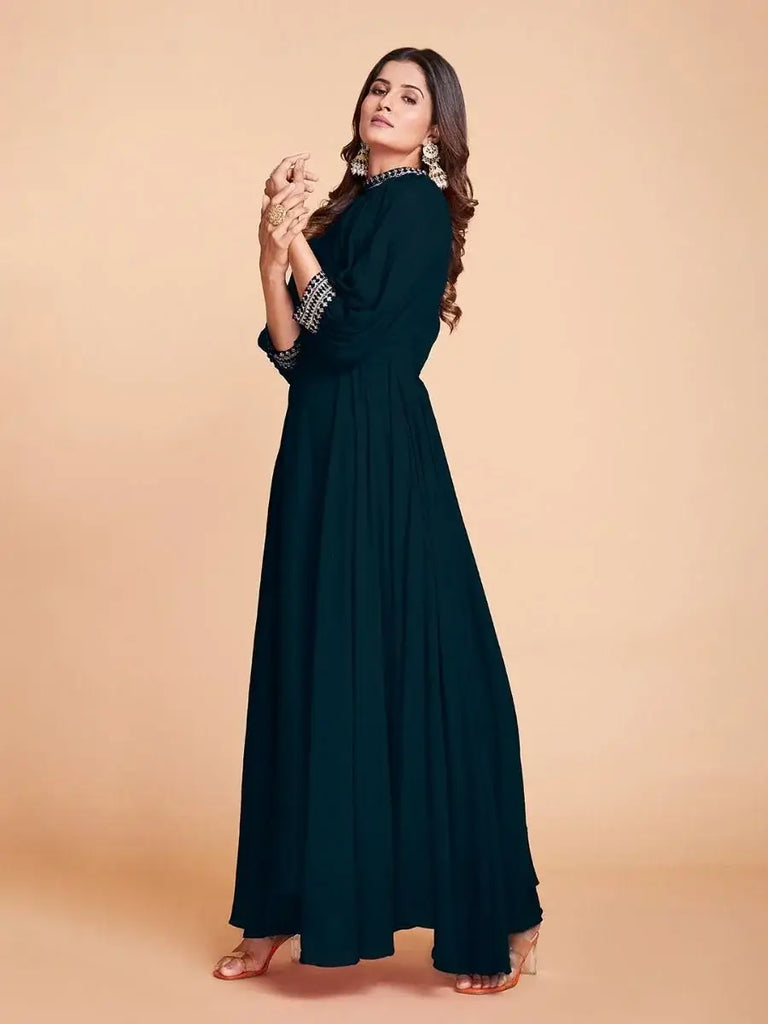 Unveiling the Rama Georgette Dori Work Festive Gown
