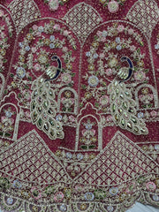 Adorable Rose Pink Embroidered Sequins Net Lehenga Choli With Dupatta - Ethnic Plus In