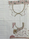Glamorous Off-White Thread Work Georgette Designer Lehenga Choli