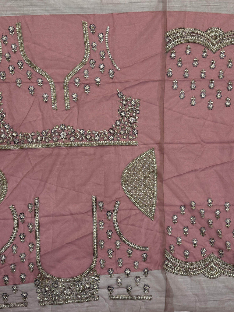 Enchanting Pink Sequins Net Engagement Wear Lehenga Choli