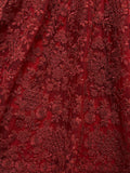 Stunning Red Embroidered Net Bridal Lehenga Choli With Dupatta