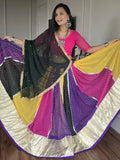 Alluring Multi Color Georgette Navratri Wear Lehenga Choli With Dupatta - Ethnic Plus In