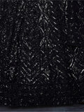 Gorgeous Black Sequins Net Reception Wear Lehenga Choli With Dupatta