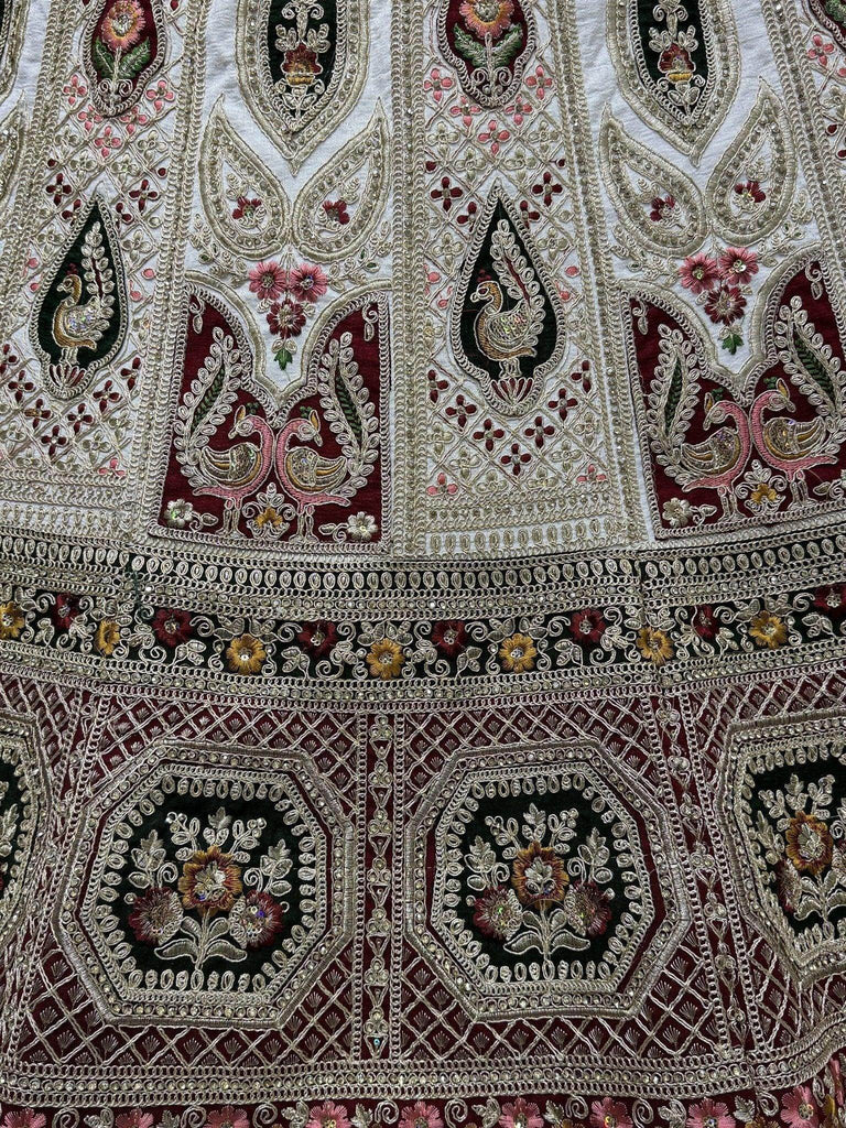 Astonishing White Color Silk Bridal Lehenga Choli With Dupatta - Ethnic Plus In